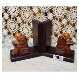 PAIR OF VTG MONK BOOKENDS