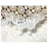 6 VINTAGE CRISTAL D