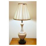 MCM HOLLYWOOD REGENCY SATIN GLASS LAMP-31T