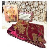 TABLE RUNNER, BOOK & PILLOW