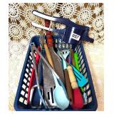 MISC KITCHEN UTENCILS, JUICER, ETC