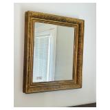 ANTIQUE PLASTER ORNATE GOLD MIRROR18X21