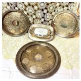 VINTAGE SLIVERPLATE SERVING PIECES