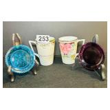 PAIR NIPPON 1920 MUGS, PAIRPONT ROSEMARY & LAVEN