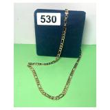 MCM 24K GOLD PLATED FIAGRO MANS CHAIN NECKLACE 24