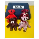 WORLD OF MINIATURE BEARS PINS, BENDABLE