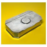 ANTIQUE SNUFF BOX ENGLAND-HINGED-4.2 OZ