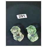 PAIR OF MAGNANESE BEARS THAT GLOW