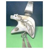 HANDMADE JEFF JACKSON-NAVAJO SPIRIT BEAR PENDANT