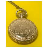 GOLD FILLED AMERICAN ANTIQUE WALTHAM POCKET WATCH