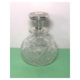 ATQ AMERICAN BRILLIANT CUT PERFUME BOTTLE,SS TOP