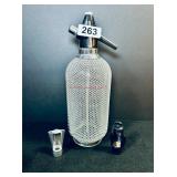 ANTIQUE SELTZER SIPHON MADE IN CZECHOSLOVIA
