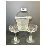 ATQ HOLLOW STEM CRYSTAL CHAMPAGNE COUPES & MORE