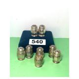 VINTAGE STERLING SILVER INDIVIDUALS SALT-PEPPER