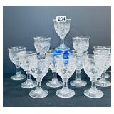 12 ANTIQUE WESTMORELAND DELLA ROBBIS GLASSES