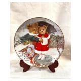 VTG FRANKLIN MINT TEDDY BEAR PLATES, ETC