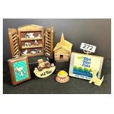 VINTAGE MINIATURES, ADVERTS, ANIMALS, SNOOPY, ETC