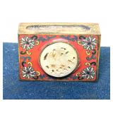 VINTAGE ASIAN CLOISONNE MATCH BOX