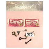 ANTIQUE SKELTON KEYS,ETC & FORTUNE TELLER FISH