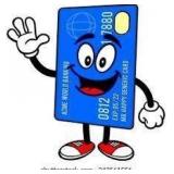 WE TAKE CREDIT CARDS AND DEBIT CARDS