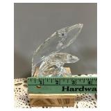1992 "CARE FOR ME -THE WHALES" SWAROVSKI CRYSTAL
