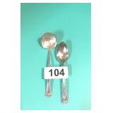 STERLING SILVER SERVER SPOON & SS LADLE 27 GRAMS