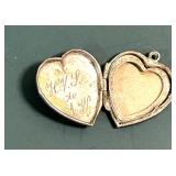 DOUBLE HEART PHOTO LOCKET TO AW