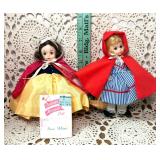 VINTAGE SNOW WHITE & LITTLE RED RIDING HOOD MADAME