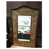 BLACK CHINOISERIE BAMBOO STYLE EDGE 25X37