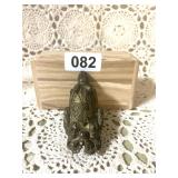 ANTIQUE BRASS ORNAMNET PIECE OF HARDWARE