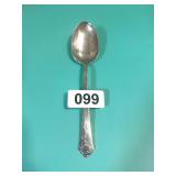 STERLING SILVER 8 INCH HEIRLOOM SPOON 60 GRAMS