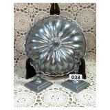 PEWTER PINE GOLDER & CARSON PEWTER CANDLE STICKS