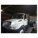 2009 International 4400 Stake Flatbed Truck