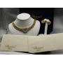 Geneve 3-piece set comes complete with necklace, earrings, original paperwork, and its box