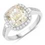 Outstanding Large 4.02 CT Diamond Ring VS1