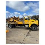 2004 Sterling L8500 Guide Rail Post Pounding Truck