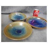 Three VTG Pottery Bowls