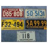 VTG Bicycle License Plates