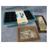 NIB Seed Starter Kit and wall Art