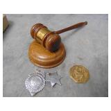VTG Greendale Badges and Gavel
