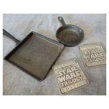 Solid Pewter Star Wars Paperweights & Little Pans