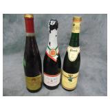 Three Bottles of Wine, sealed