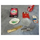 Misc VTG Items: Pabst Lighter, Games and more