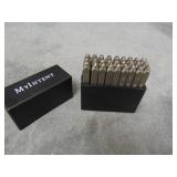 Draper Letter Stamp Set, Steel, Complete