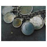 VTG Charm Bracelet w/ Coins