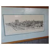 Framed Brian Ruffert Print of Milwaukee