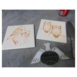 2 Trivets, Window Hanger, Sterling Handled Server
