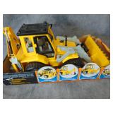 Toy Backhoe Loader/Tractor, plastic