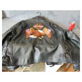 Harley Davidson Letter Motorcycle Jacket, Sz 54