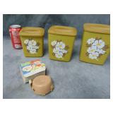 VTG Plastic Canister Set and Phone Amplifier